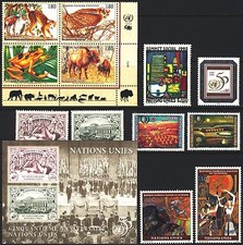 UN - 1995 GENEVA Year Set (262-276) Stamps,/Sheets/Booklet . Mint Never Hinged