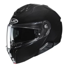 MODULAR motorcycle helmet HJC I91 GLOSSY BLACK size XXL BLACK METAL helmet