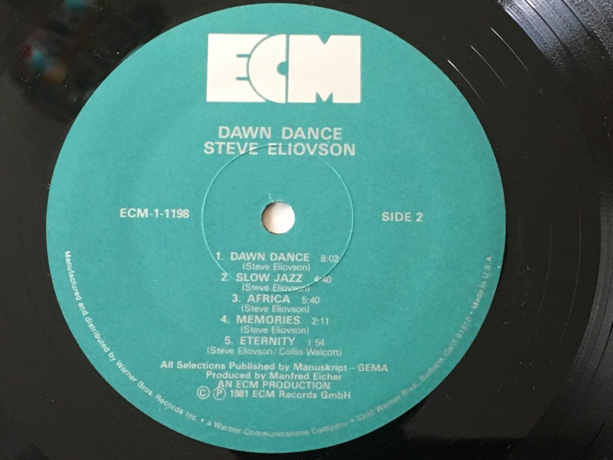 STEVE ELIOVSON & COLIN WALCOTT - Dawn Dance ~ ECM 1198 [Recorded