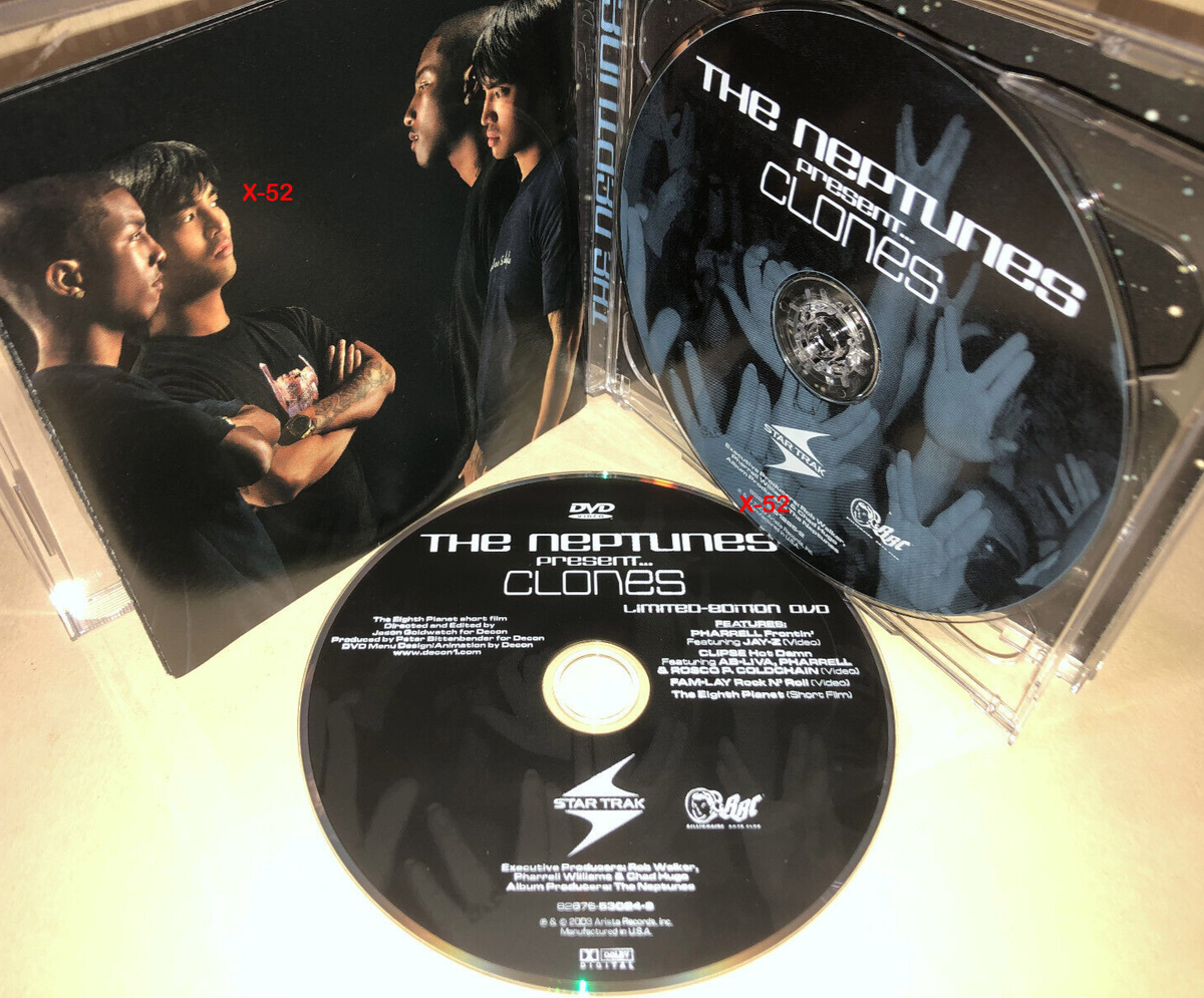 The Neptunes CD Clones with DVD Pharrell Jay-Z Kelis NERD