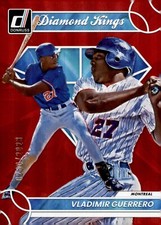 2023 Panini Donruss - Diamond Kings Vladimir Guerrero #27 Holo Red /2023