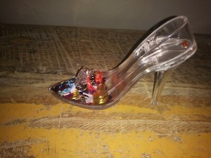 clear plastic high heels