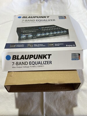 Blaupunkt CEBP871 7-Band Car Audio Graphic Auxiliary Input Equalizer CEBP871