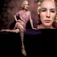 FILOSO Rare Vintage Mannequin Realistic Full Life Size Sitting Sitter Alexandra