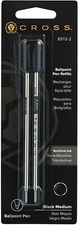 CROSS REFILLS FOR BALLPOINT PENS, MEDIUM POINT, BLACK INK, 2/PACK. MODEL: 8513-2
