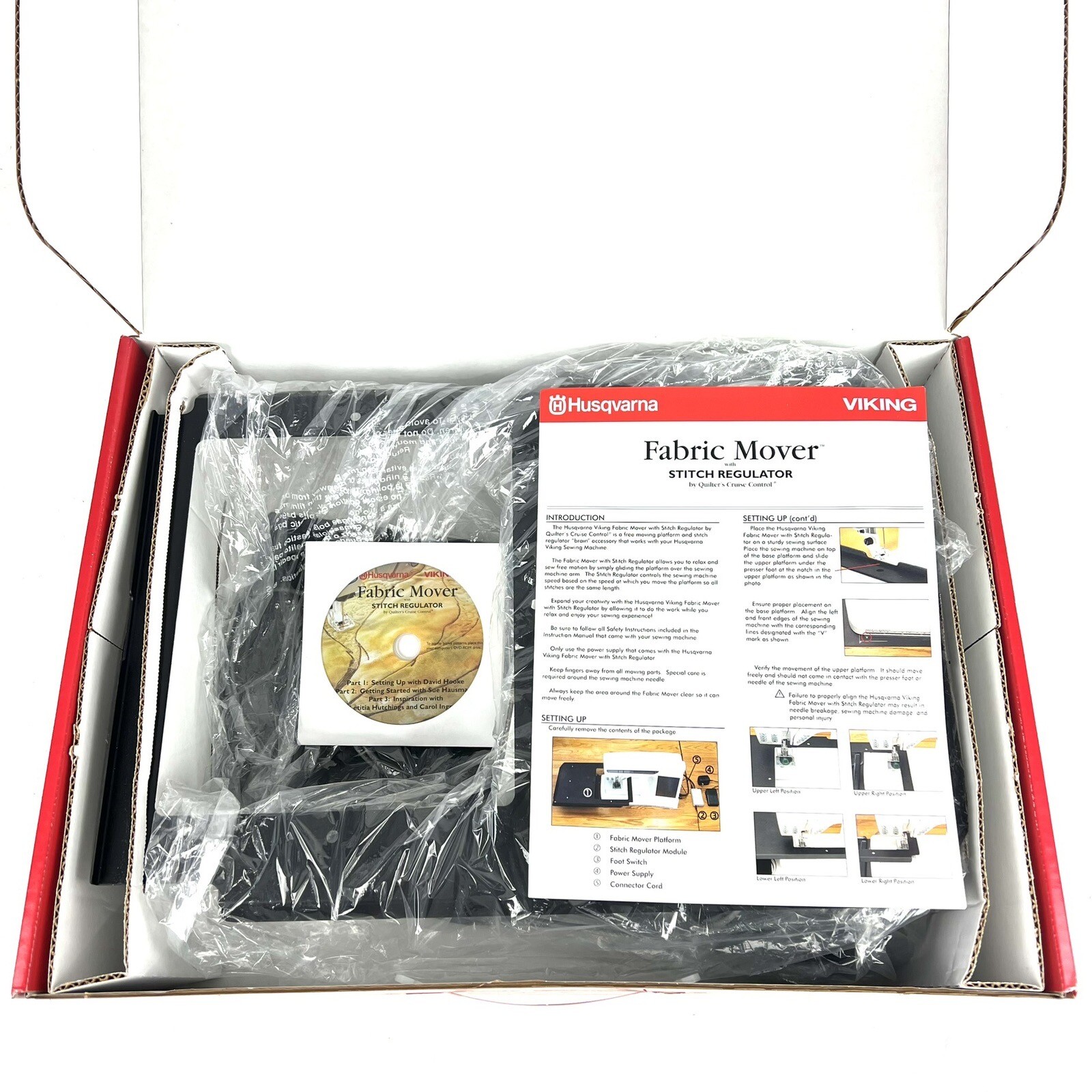 Husqvarna Viking Fabric Mover With Stitch Regulator by Quilters Cruise