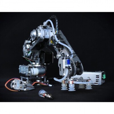24D Industrial Robot Arm 4Axis Stepping Mechanical Arm Planetary Reduction Motor