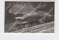 RPPC Real Photo Postcard Canada British Columbia Big Hill Lower Spiral Tunnell