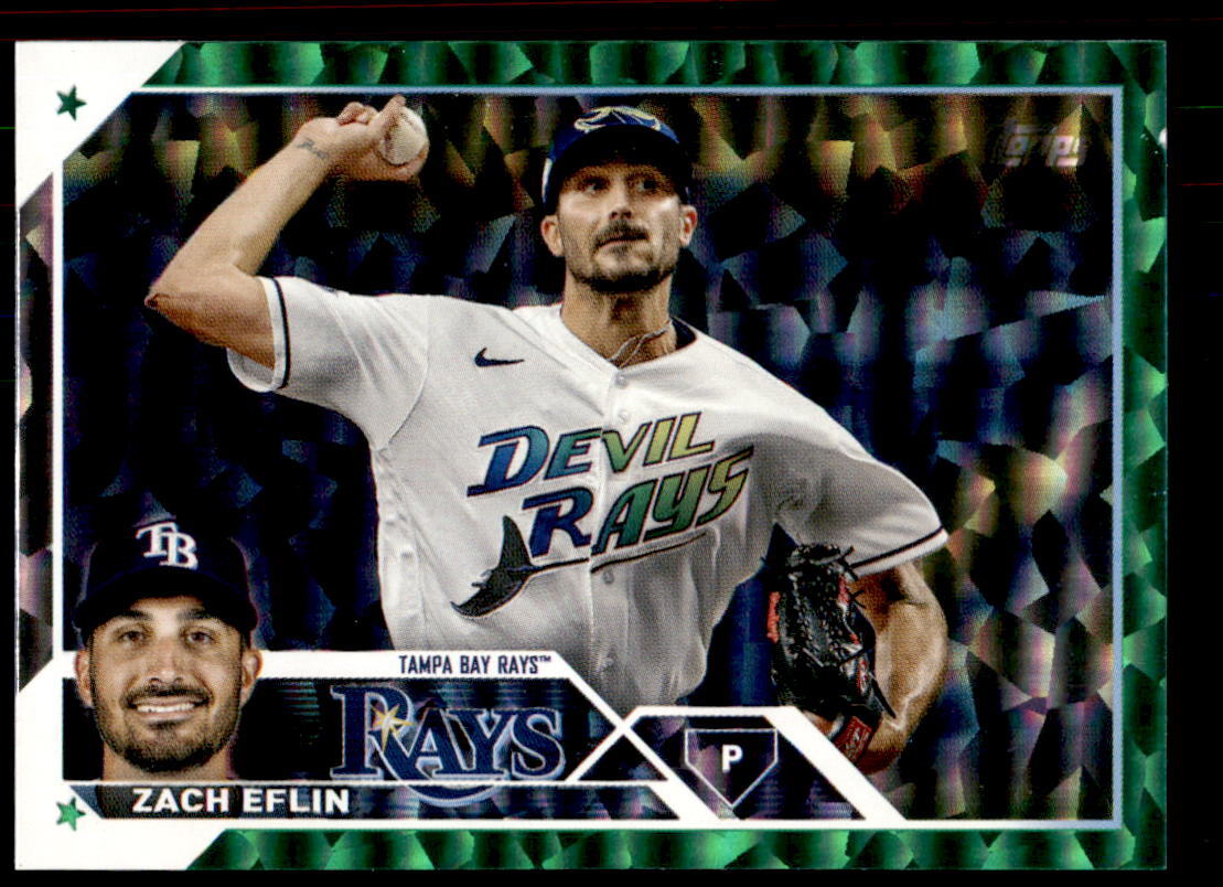 2023 Topps Update Green Foil #US254 Zach Eflin Tampa Bay Rays 239