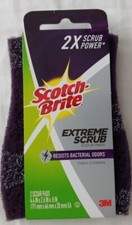 Scotch-Brite 2X Scrub Power Extreme Scrub Power Resists Odors 2 Count Scour Pads