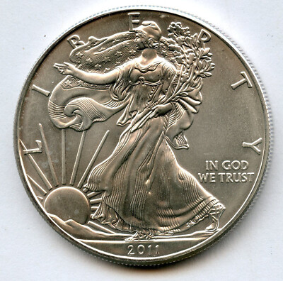 2011 American Eagle 1 Unze Feiner Silberdollar - US Mint Bullion Münze - JK248