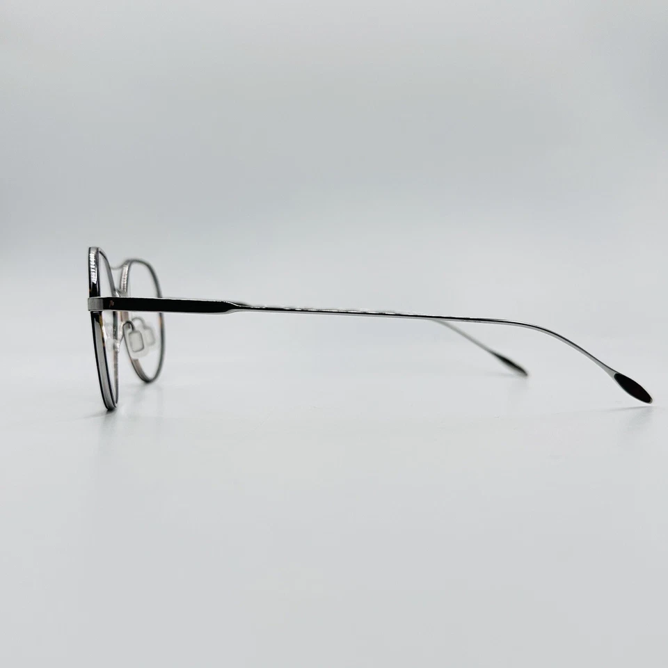 Gafas Talla Anteojos Hombres Ovaladas Marrón Plata por Caroline Abram Mod. ZESTE NUEVO Foto 4 de 4