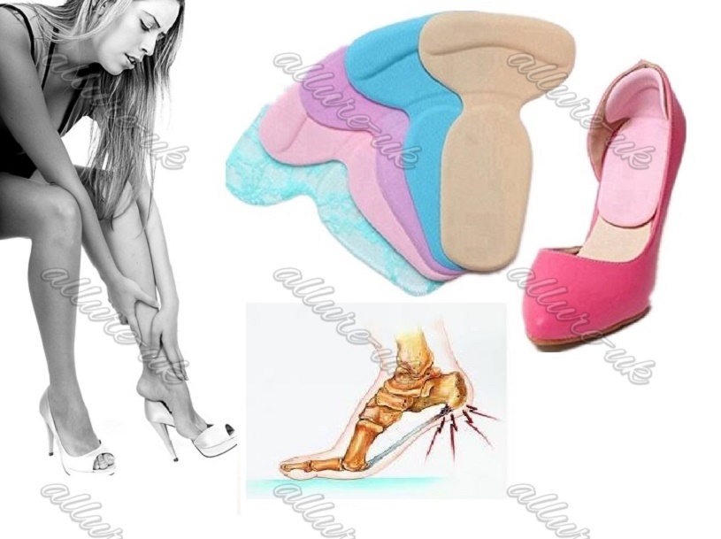 Fersenschutz einlegesohle für hohe Schuhe soft gel Gelpolsters Gelsohlen