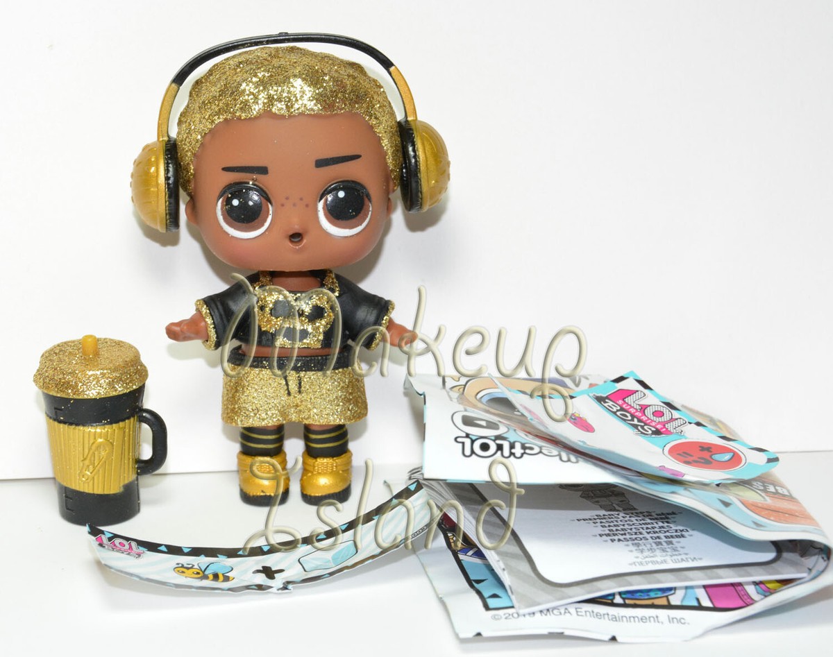 Figurine LOL Surprise Boys Série 1 - King Bee - Balle Ultra Rare Or - NEUF 2019