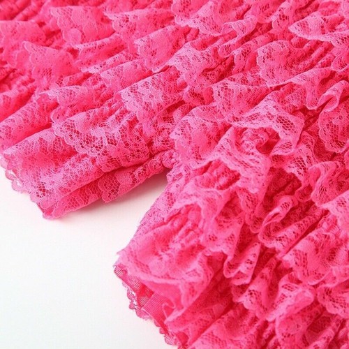 Women Frilly Lace Ruffle Shorts Knickers Panties Bloomers Underpants Underwear - Picture 8 of 15