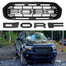 Raptor Style Car Front Grille For Ford Ranger XLT 19-23 with LED Light