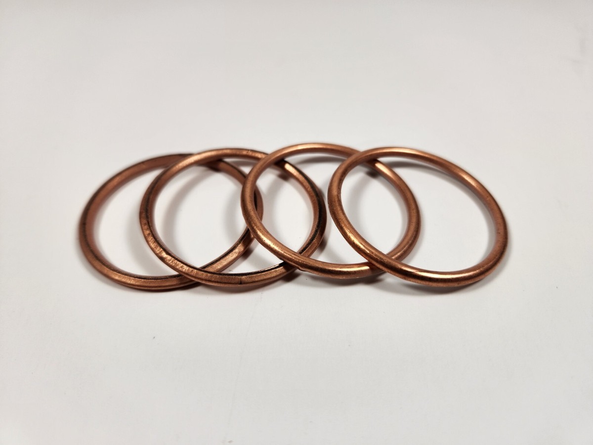 じーけー VooDoo Exhaust Gasket Set (Qty 4) Kawasaki ZX14 ZX14R 06-25 11061