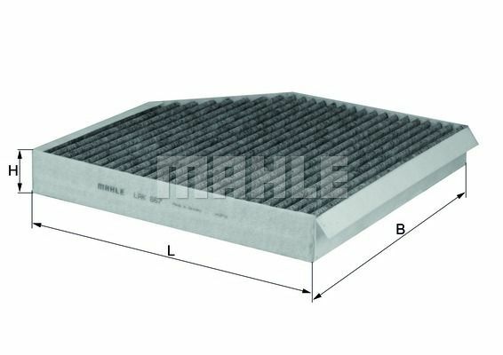 Mahle Innenraumfilter Aktivkohle FüR Audi A6 Allroad Avant,A7 Sportback,A8-image
