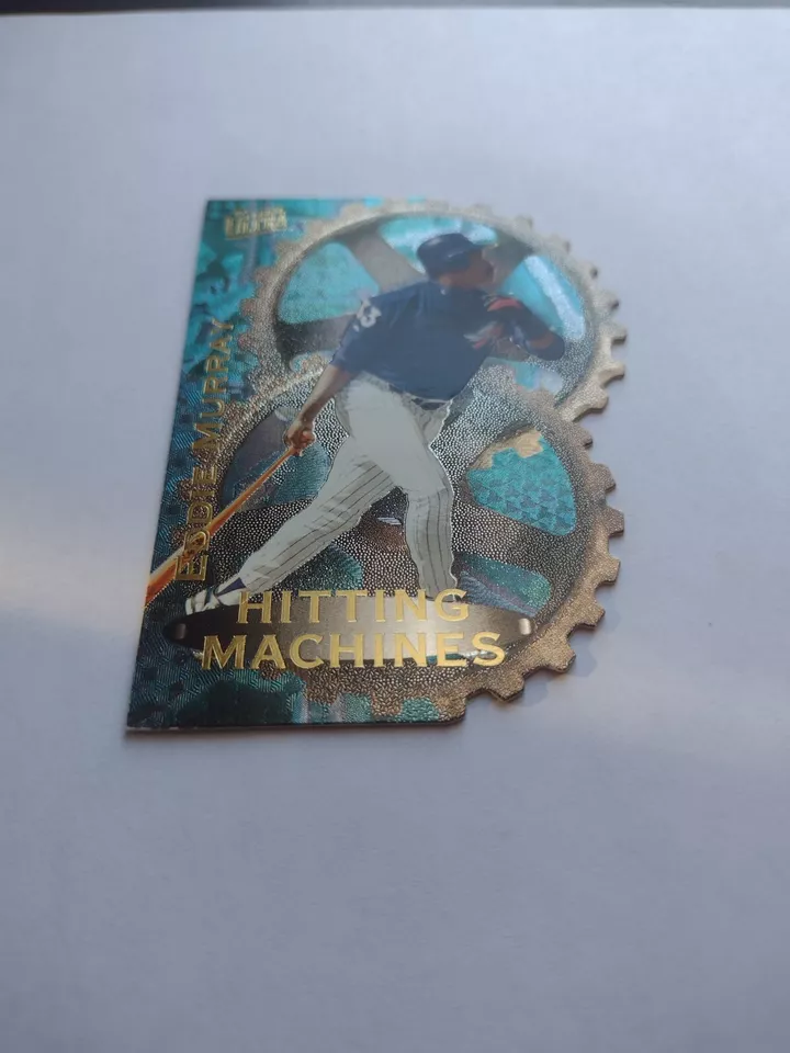 Fleer Ultra Hitting Machines 1997 troquelado Eddie Murray #16! ¡Raro! Foto 4 de 4