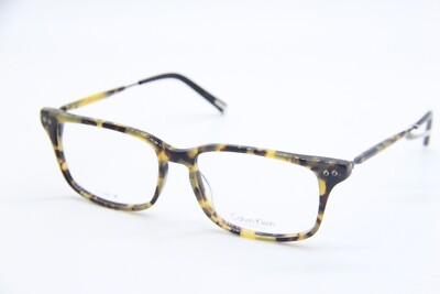 NEW CALVIN KLEIN CK 7118 216 TORTOISE BROWN BLACK AUTHENTIC EYEGLASSES 54-16