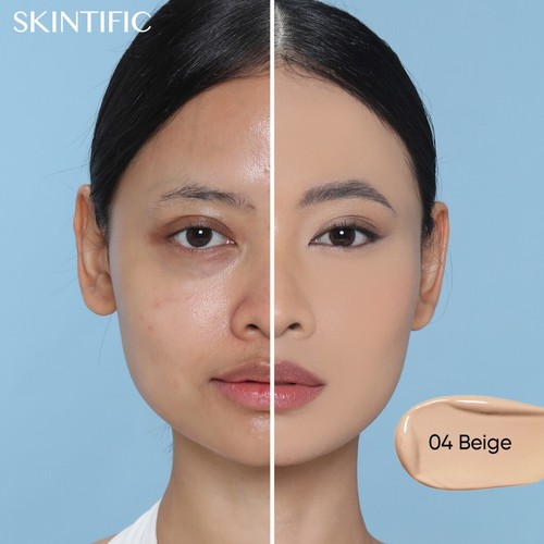 04 SKINTIFIC (EXP 2026)Cover All Perfect Air Cushion Poreless Foundation UVSPF35 - 第 3/8 張圖片