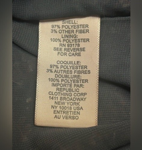 Philosophy gewebtes Boho Top Shirt Bluse kurz LS Übergröße 1X schwarz geblümt - Bild 11 von 15