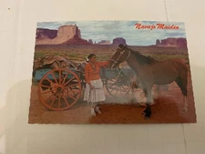 c.1970's Navajo Indian Maiden Monument Valley New Mexico Postcard