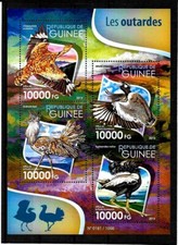 Sellos - Guinea - Pájaro - Bloque - 2015