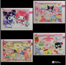 Sanrio pencil case , makeup bag , travel pouch 4 designs