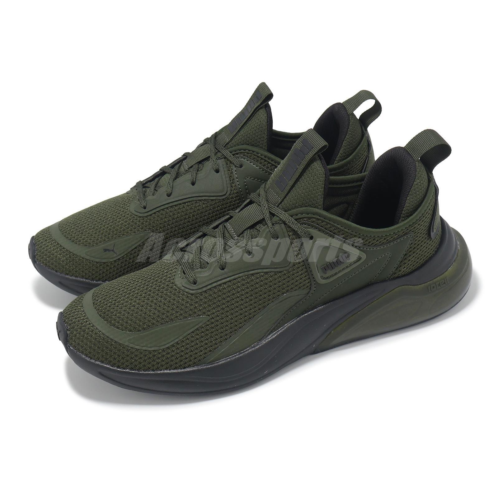Puma Cell Thrill Оливково-черные мужские кроссовки Runner Road Running для бега трусцой 310168-08
