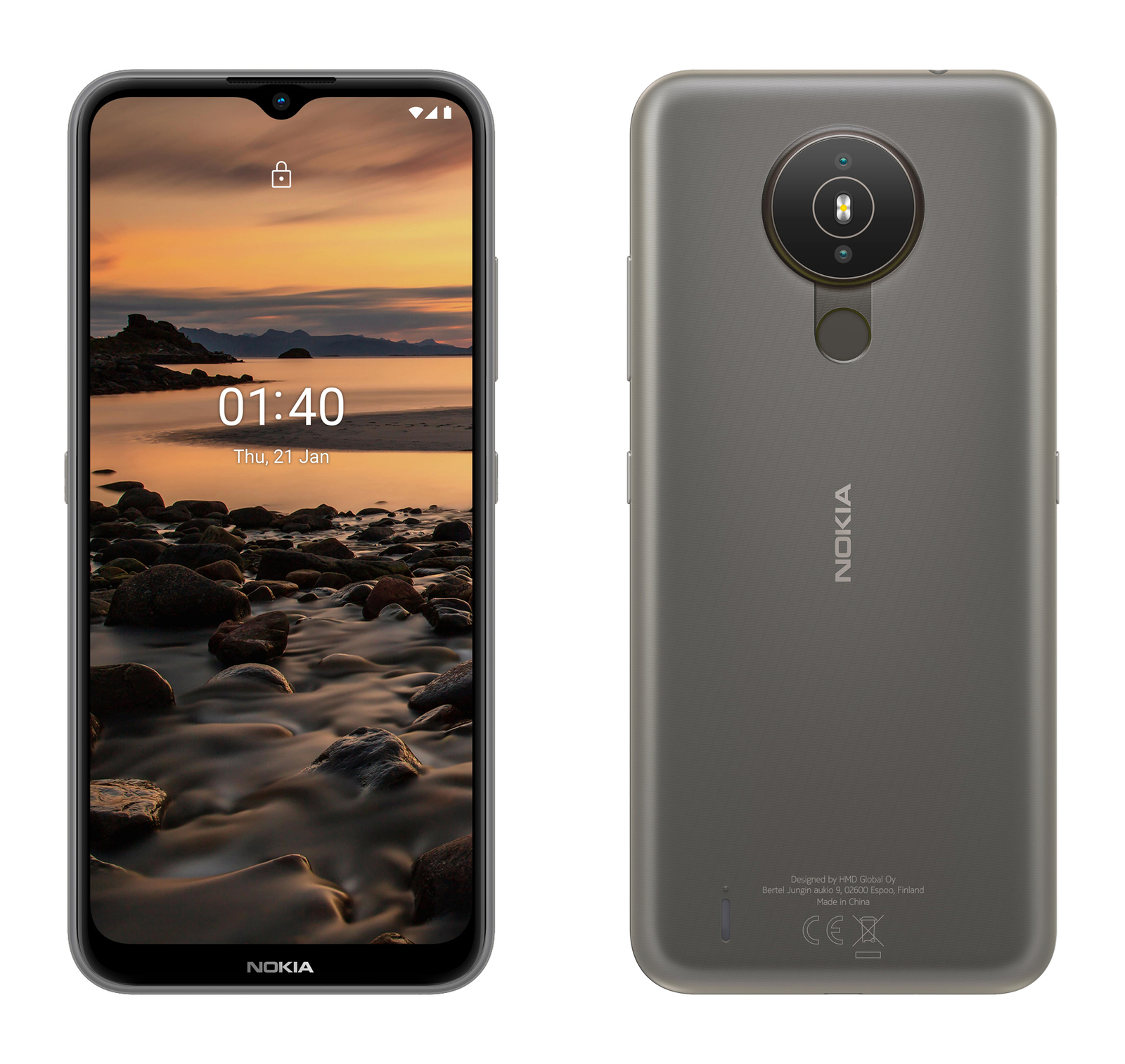 Nokia 1.4 // Силиконовая защитная крышка Hülle Gummi Gel Clear *Премиум-качество*
