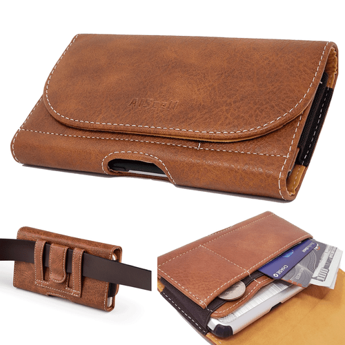 Para Google Pixel 9 Pro XL, Pixel 8 Pro, Funda de Cuero Estuche de Transporte Clip Funda - Imagen 9 de 56