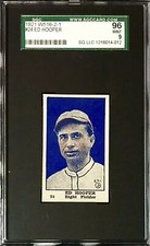 1921 HARRY HOOPER SGC 9 (POP 1) W516-2 *RARE BLUE* (HIGHEST GRADE) HOF SGC PSA