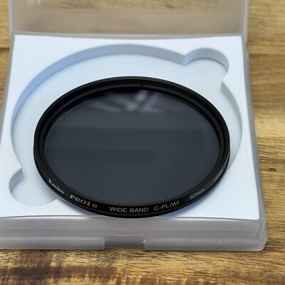 Kenko PRO1D Wide Band C-PL(W) Filter 62mm 62 mm **Near Mint** Condition