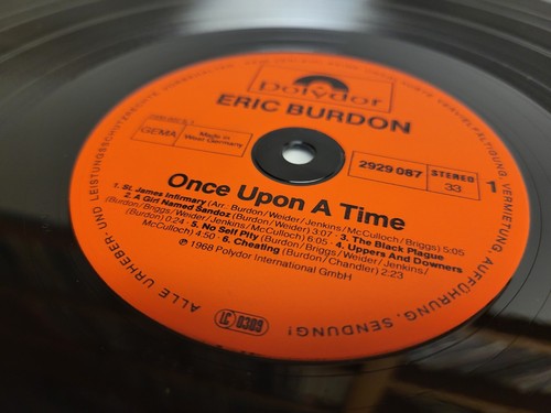 Eric Burdon & The Animals Once Upon A Time LP Vinyl Record Rare German Pressing - Picture 9 of 12