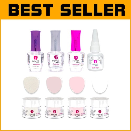 Professional Quality Dip Powder Nail Kit - No UV Lamp Needed for Stunning Nails