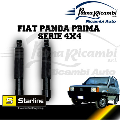 Kit 2 Ammortizzatori Posteriori Per Fiat Panda I Serie (141) – 900, 1.0, 1.1 – McPherson A Doppio Tubo