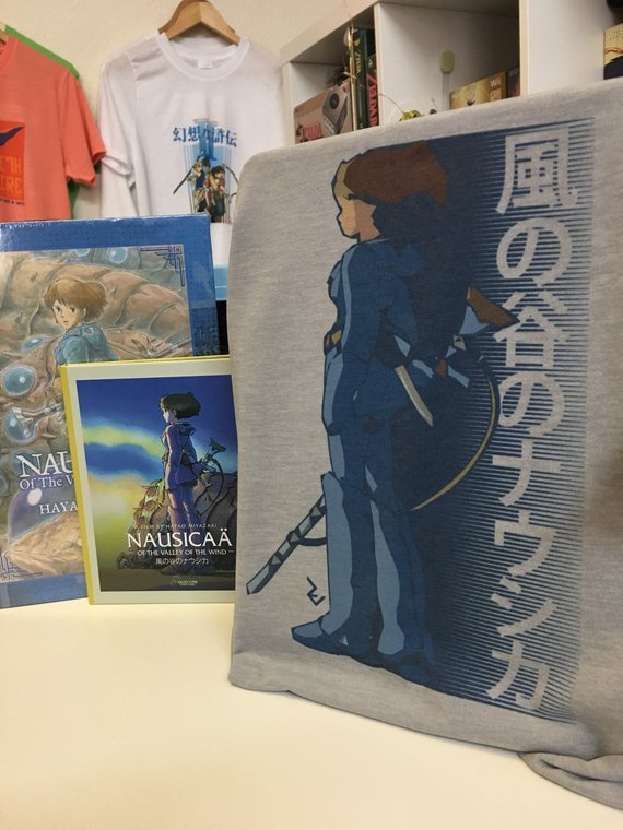 Nausicaa Valley of the Wind Poster T-Shirt Nausicaä 風の谷の
