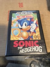 Sega Genesis ESRB - Sonic The Hedgehog Clamshell Box And Manual