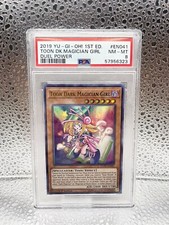 PSA 8 1st Edition Toon Dark Magician Girl