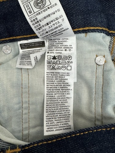 Levi's Western Fit Straight Leg Stretch Jeans Size 29x32 NEW WITH TAGS - Picture 9 of 9