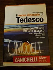 IL NUOVO DIZIONARIO DI TEDESCO. TEDESCO-ITALIANO, ITALIANO-TEDESCO ZANICHELLI