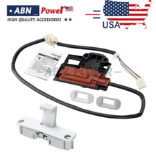 W10404050 W10238287 Washer Lid Lock Latch Switch+W10240513 Strike For Whirlpool