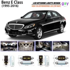 LED Interior Light White Kit For Mercedess Benz E Class Bulbs Replacemet Package