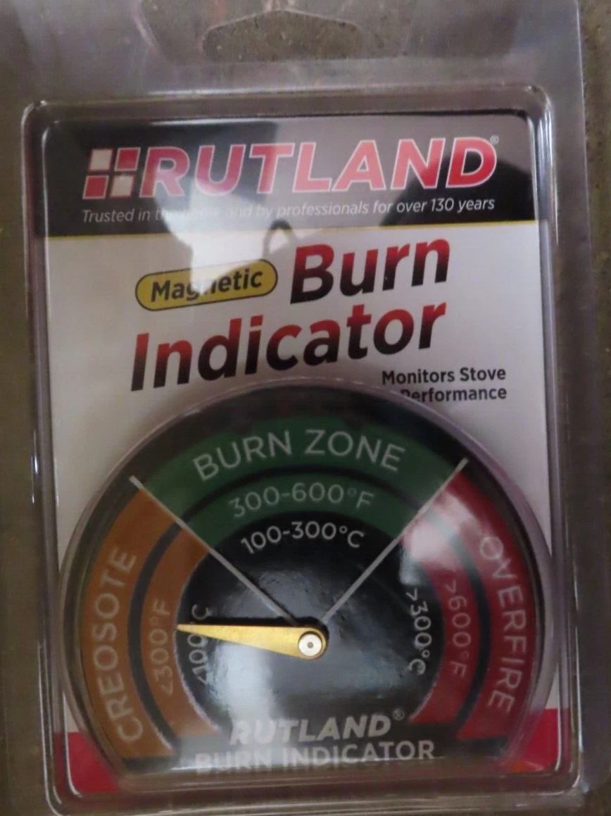 Rutland Stove Metal Burn Indicator #701-6 NEW Three Zones. Magnetic | eBay