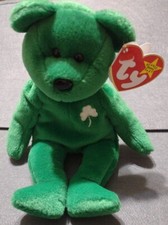 Collector Selected Rare Erin Ty Beanie Baby With Tag Errors.