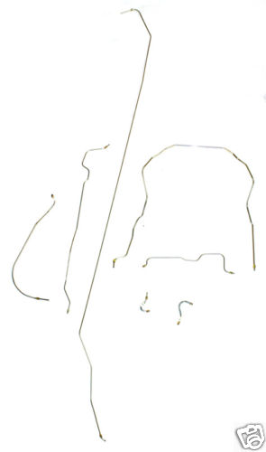 1956-62 Corvette Stainless Steel 7 pc. Brake Line Kit - Bild 1 von 1