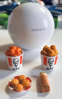 9 Pc KFC Kentucky Fried Chicken Mini Brands by ZURU Collector ( Adorable Wrap )