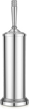 Chrome Toilet Brush and Holder Set Toilet Bowl Brush and Holder