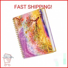 Lined Spiral Notebook Journal for Women, 150 Pages Cute Notebooks 5.75  x 8.38  ,
